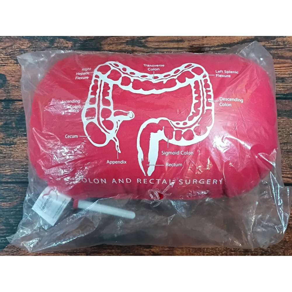 Mayo‎ Clinic Colon and Rectal Surgery Therapeutic Pillow Red Post-Op Support New